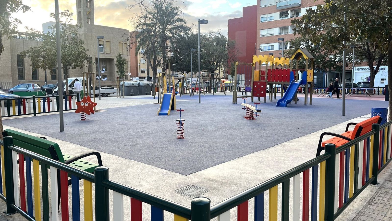 Imatge d'arxiu de la plaça Xúquer de Paiporta