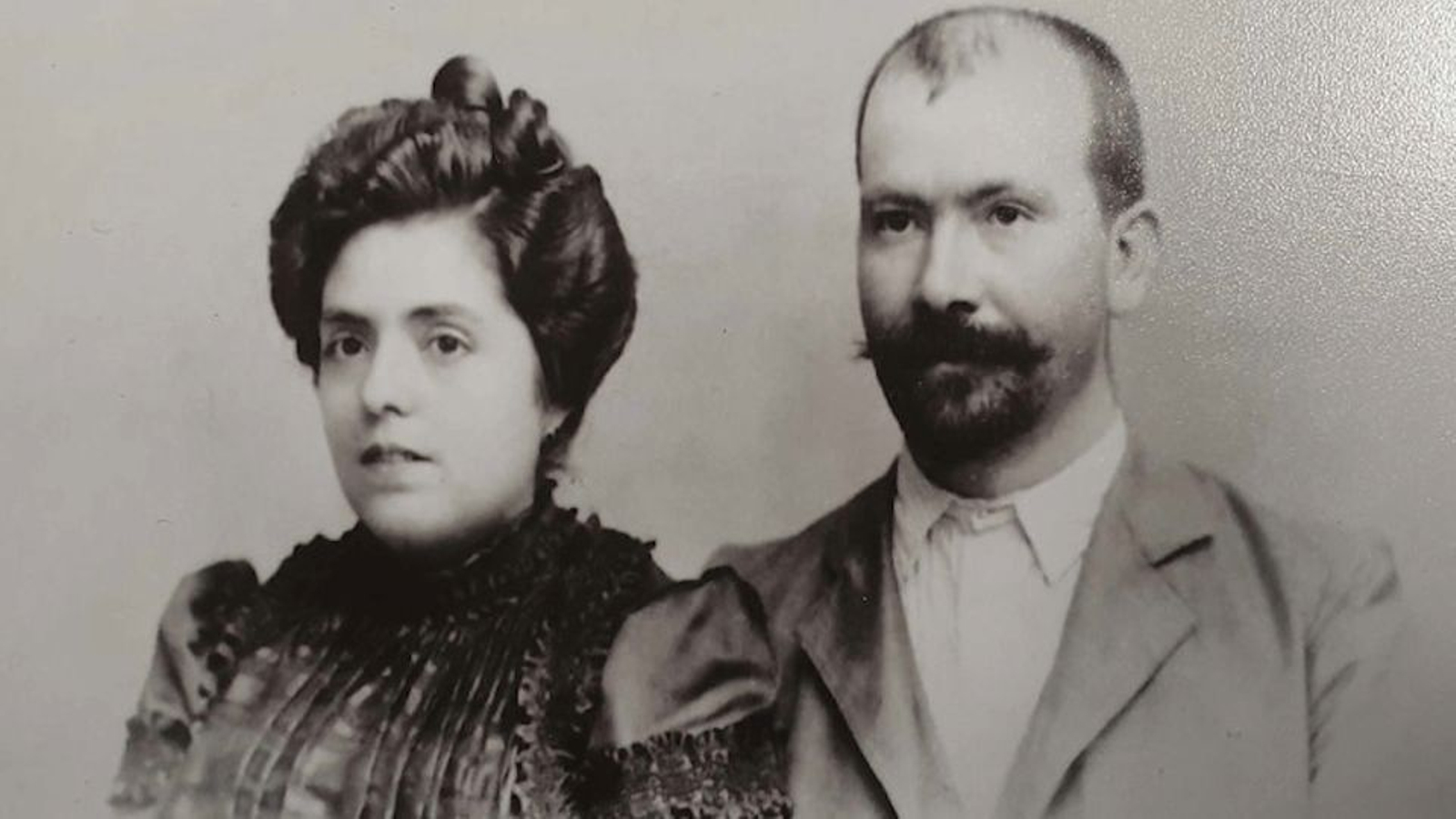 Vicente Calduch Solsona i la seua esposa