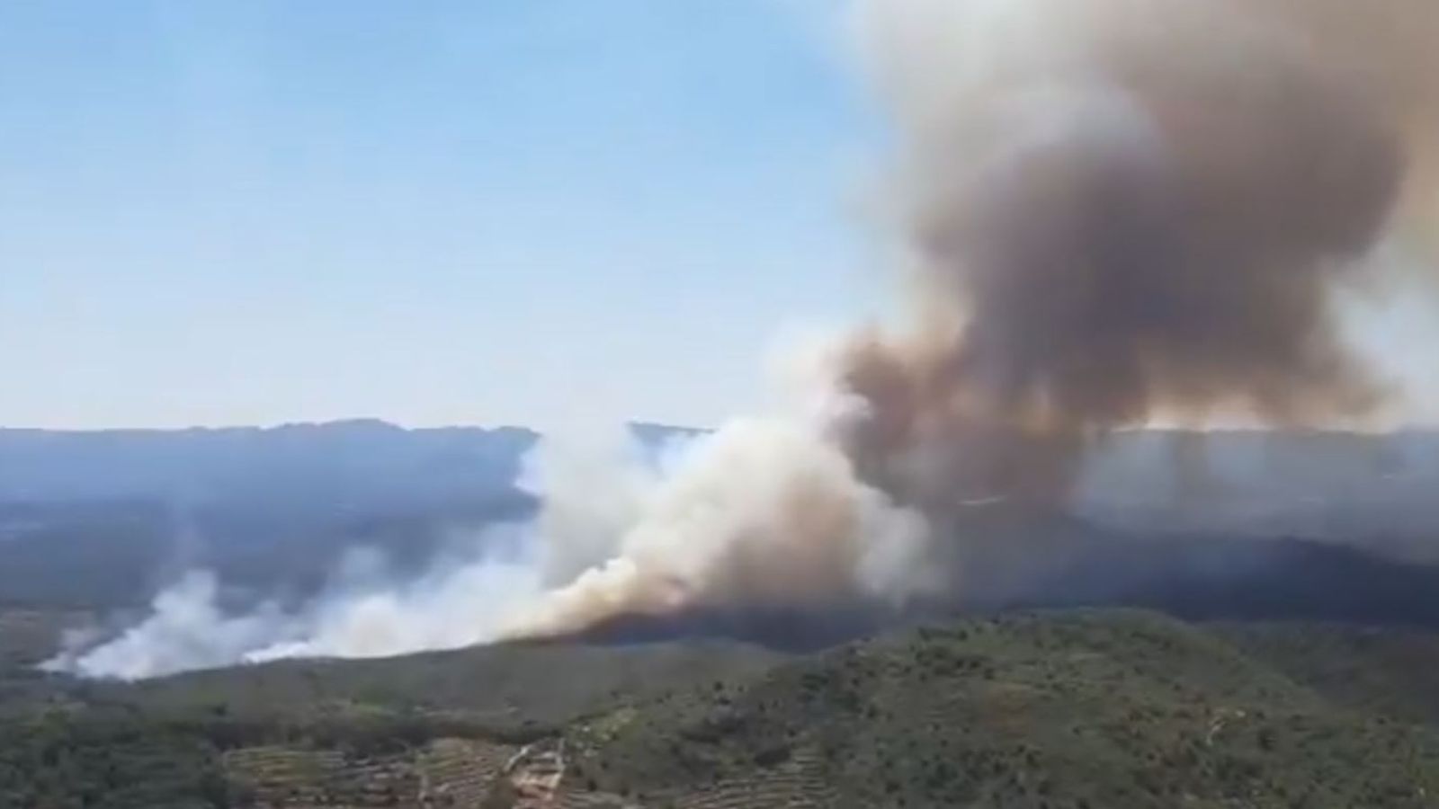 Incendi forestal de Soneja
