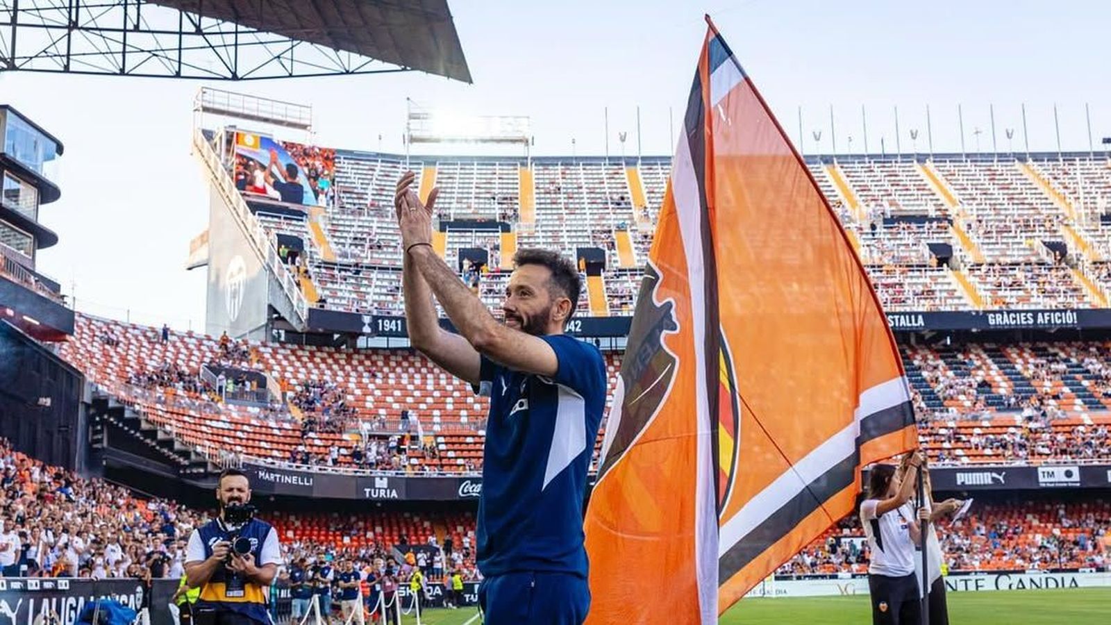 Carlos Corberán en l'últim Trofeu Taronja