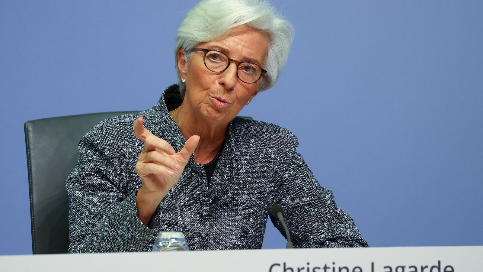 La presidenta del Banc Central Europeu (BCE), Christine Lagarde, en una imatge d'arxiu