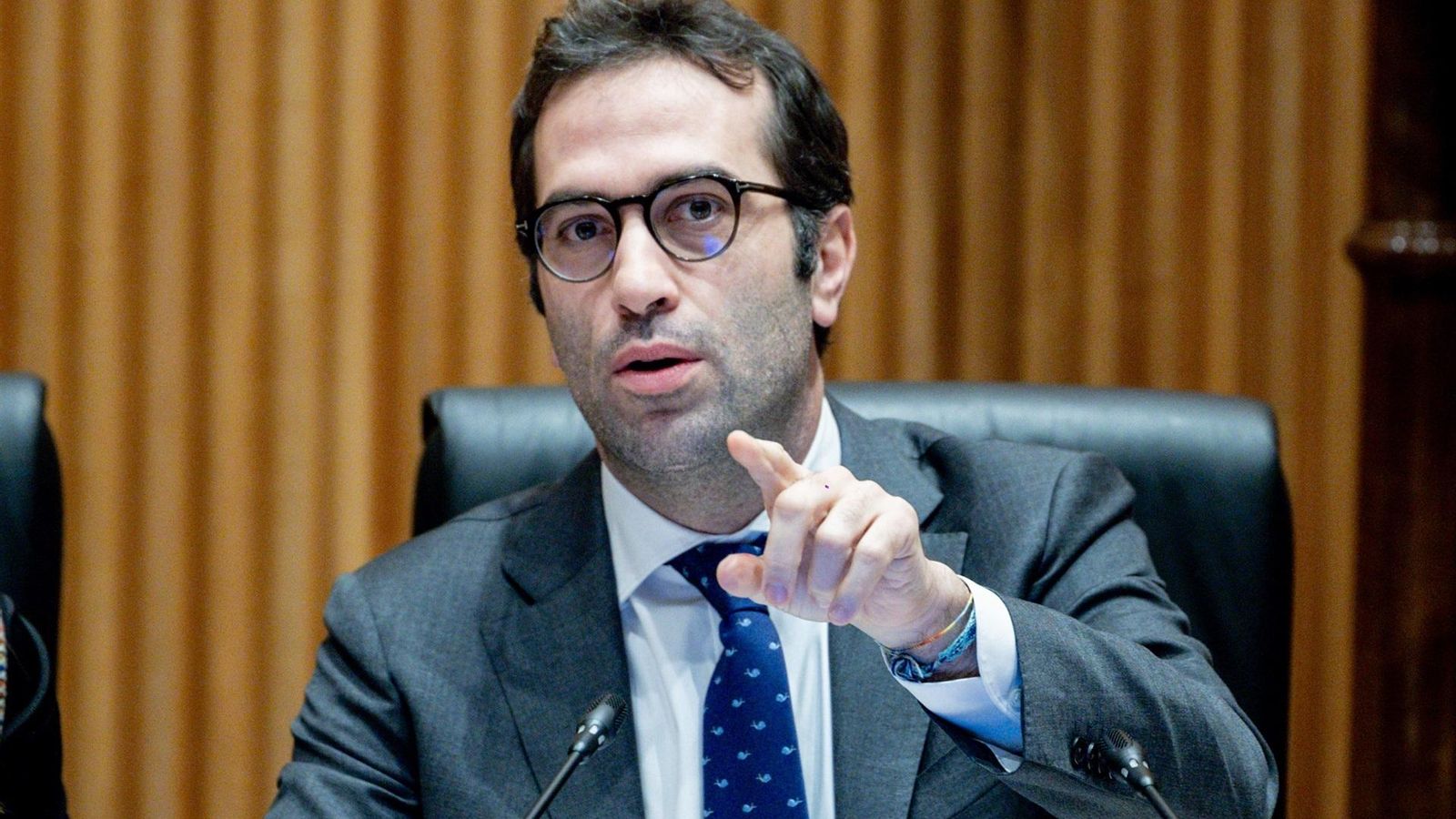 El ministre d'Economia, Comerç i Empresa, Carlos Cuerpo, en una imatge d'arxiu El ministre d'Economia, Comerç i Empresa, Carlos Cuerpo, en una imatge d'arxiu