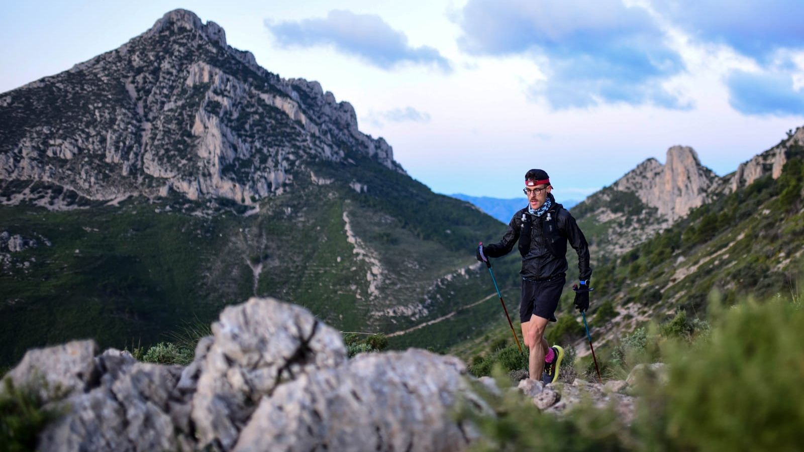 Un corredor, durant la prova