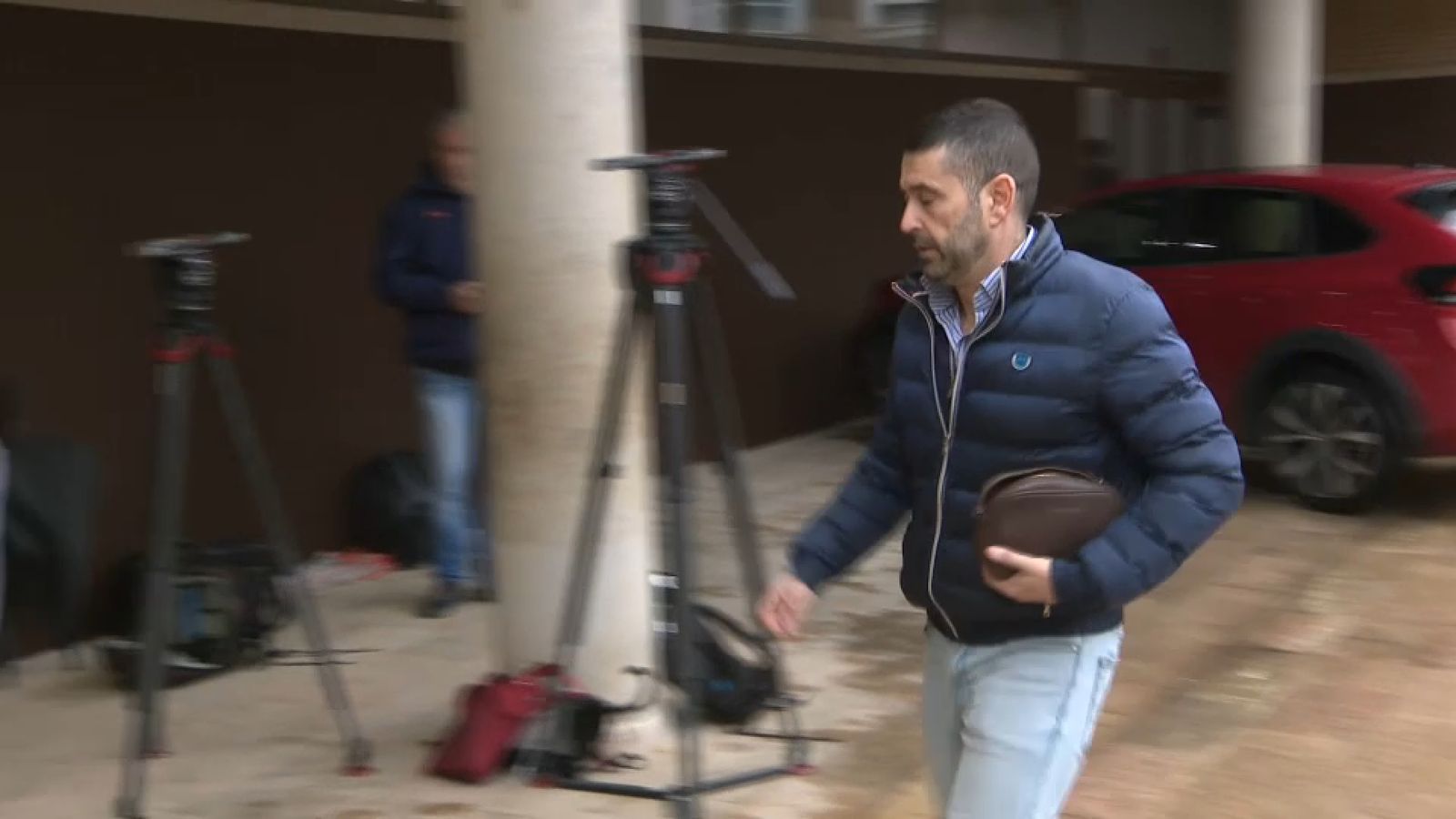 El segon comandant de l'UME que declara esta setmana als jutjats de Catarroja, a la seua entrada al tribunal