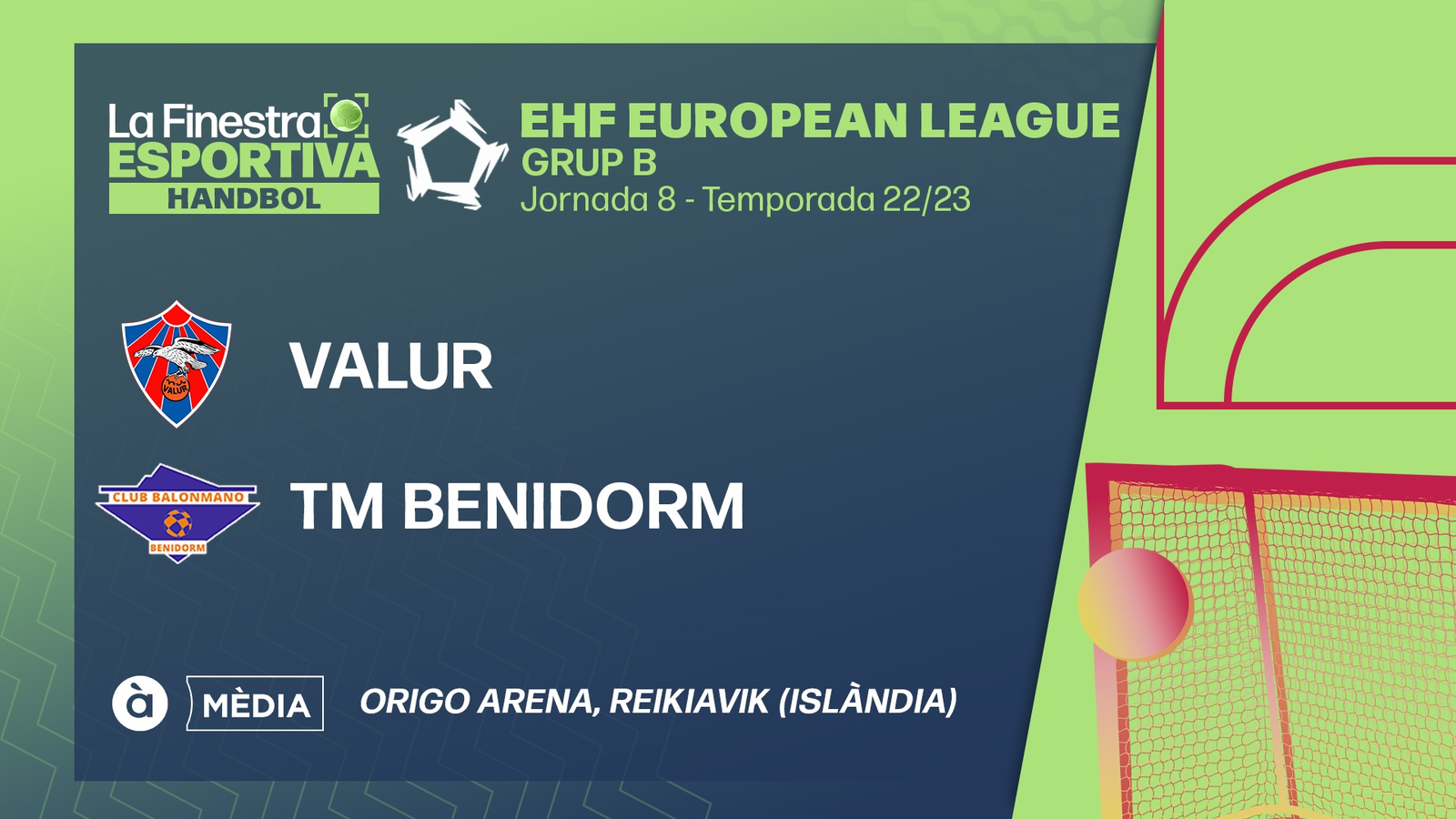EHF European Cup: Valur - Benidorm