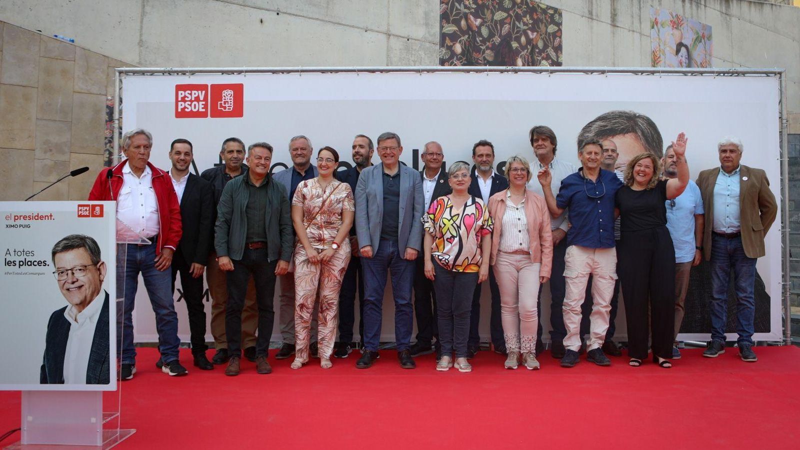 El secretari general del PSPV-PSOE, Ximo Puig, aquest dissabte a Dénia