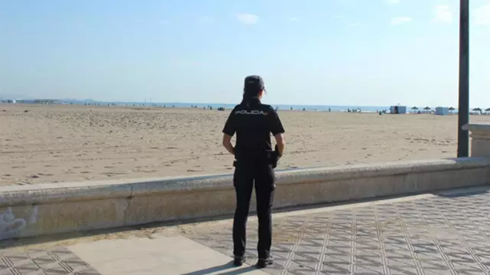 Imatge d'axriu d'una agent de la Policia Nacional