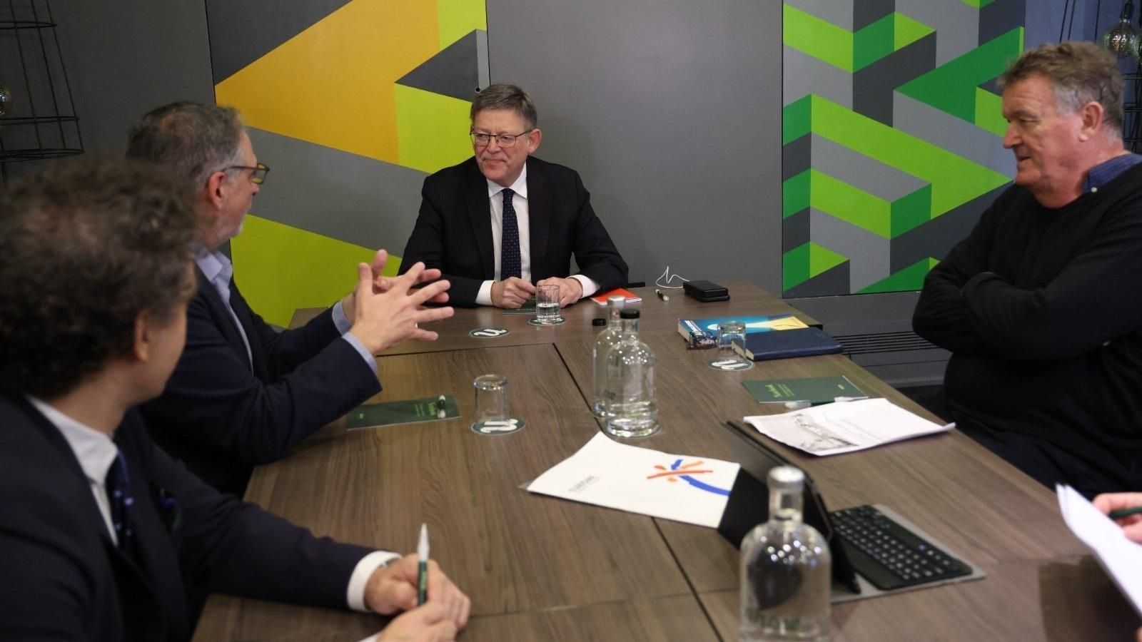 Reunió de Ximo Puig amb Adam Browne