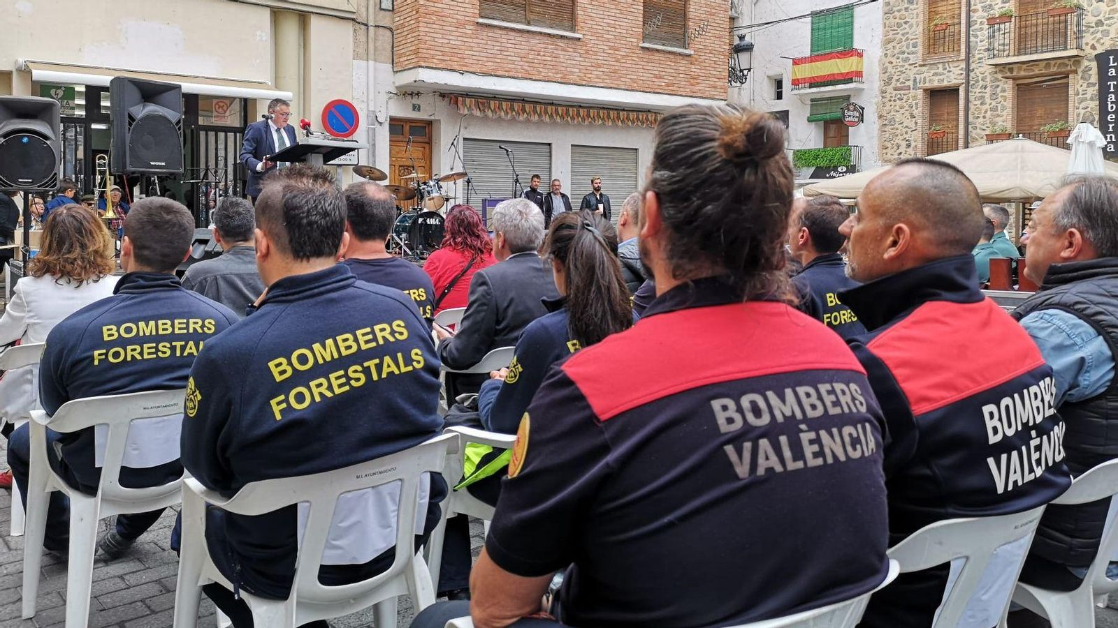 Un moment de l'homenatge a Montanejos
