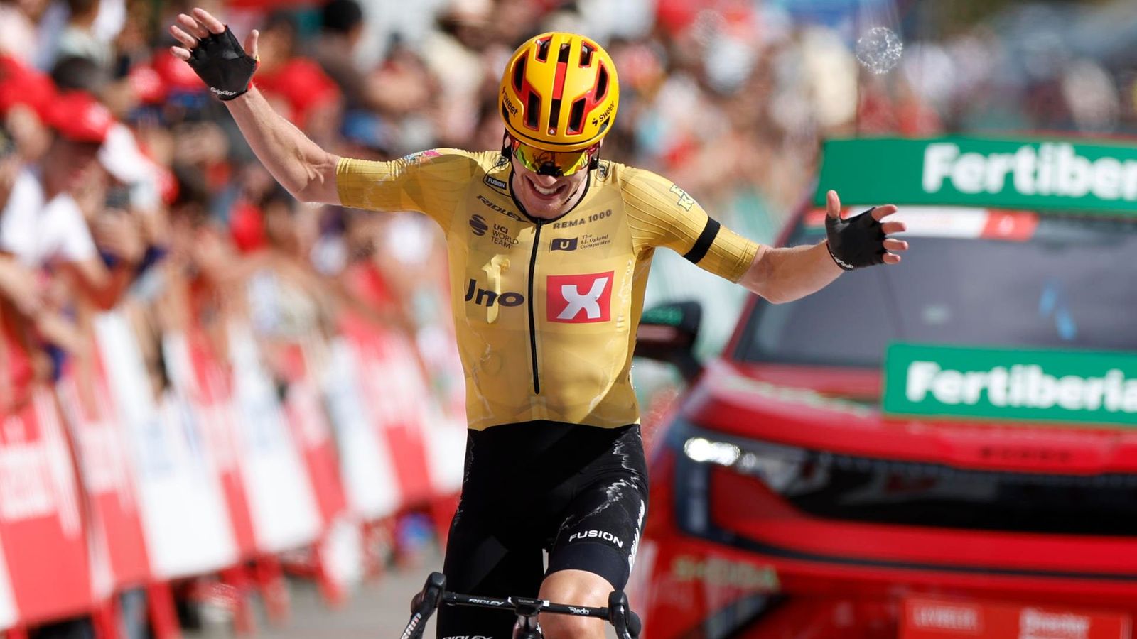 Andreas Leknessund celebra la victòria