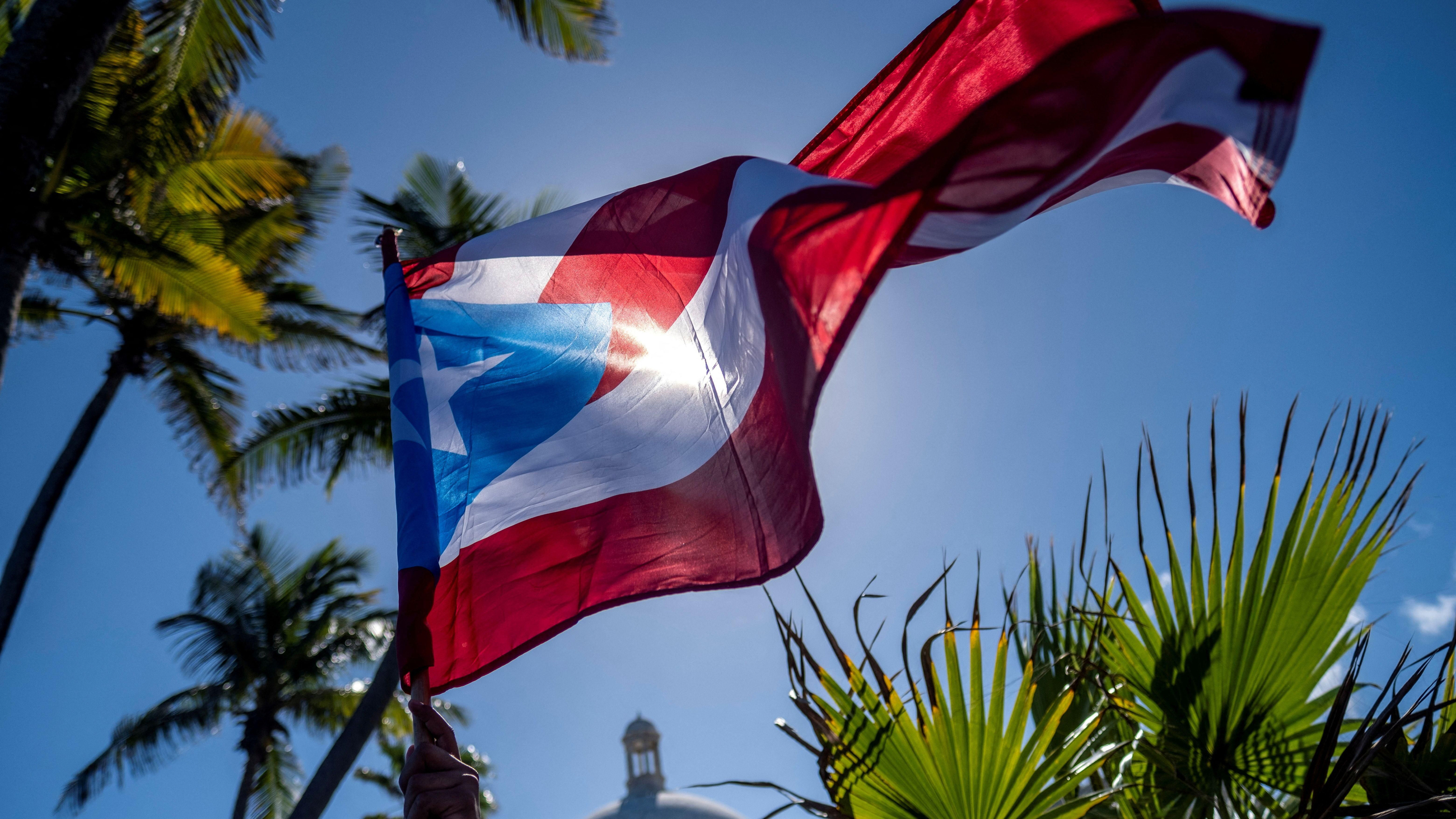 Imatge d'arxiu de la bandera de Puerto Rico Imatge d'arxiu de la bandera de Puerto Rico
