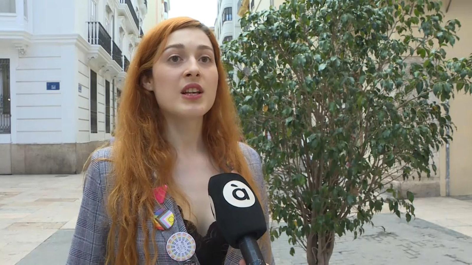 Testimoni de Raquel Ruiz, la coordinadora trans de Lambda, en el dia contra la LGTBI-fòbia