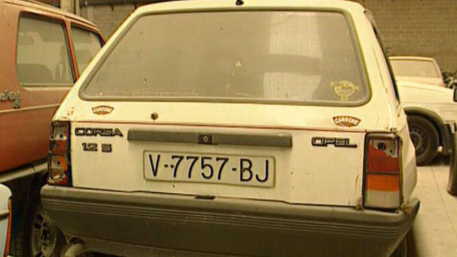 Opel Corsa blanc de Miguel Ricart / À Punt NTC