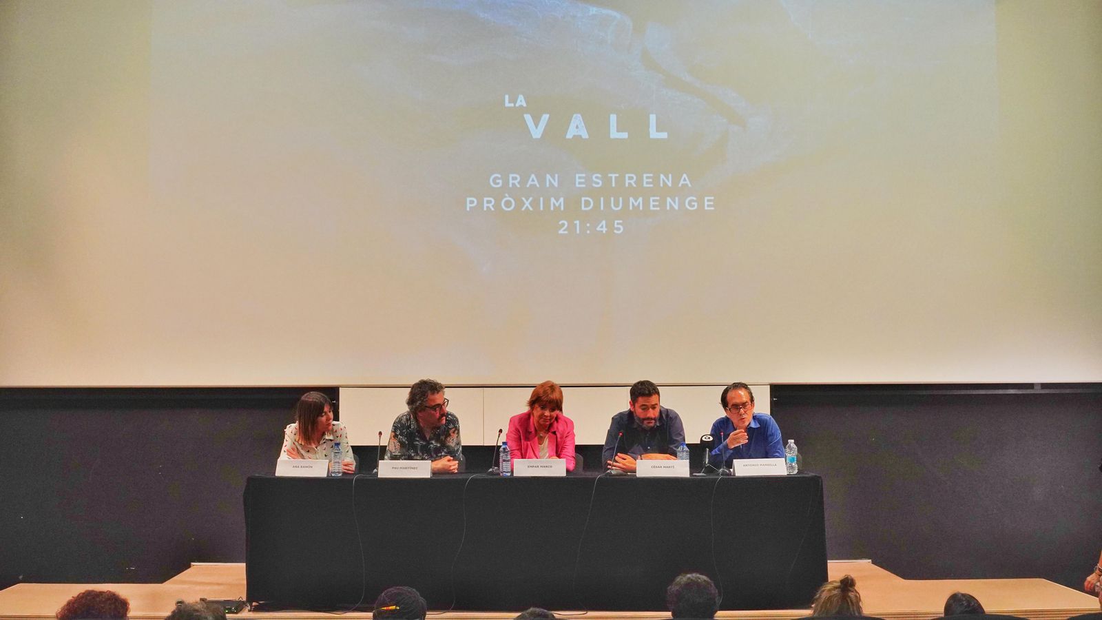 Un moment de la presentació de la sèrie a la Filmoteca