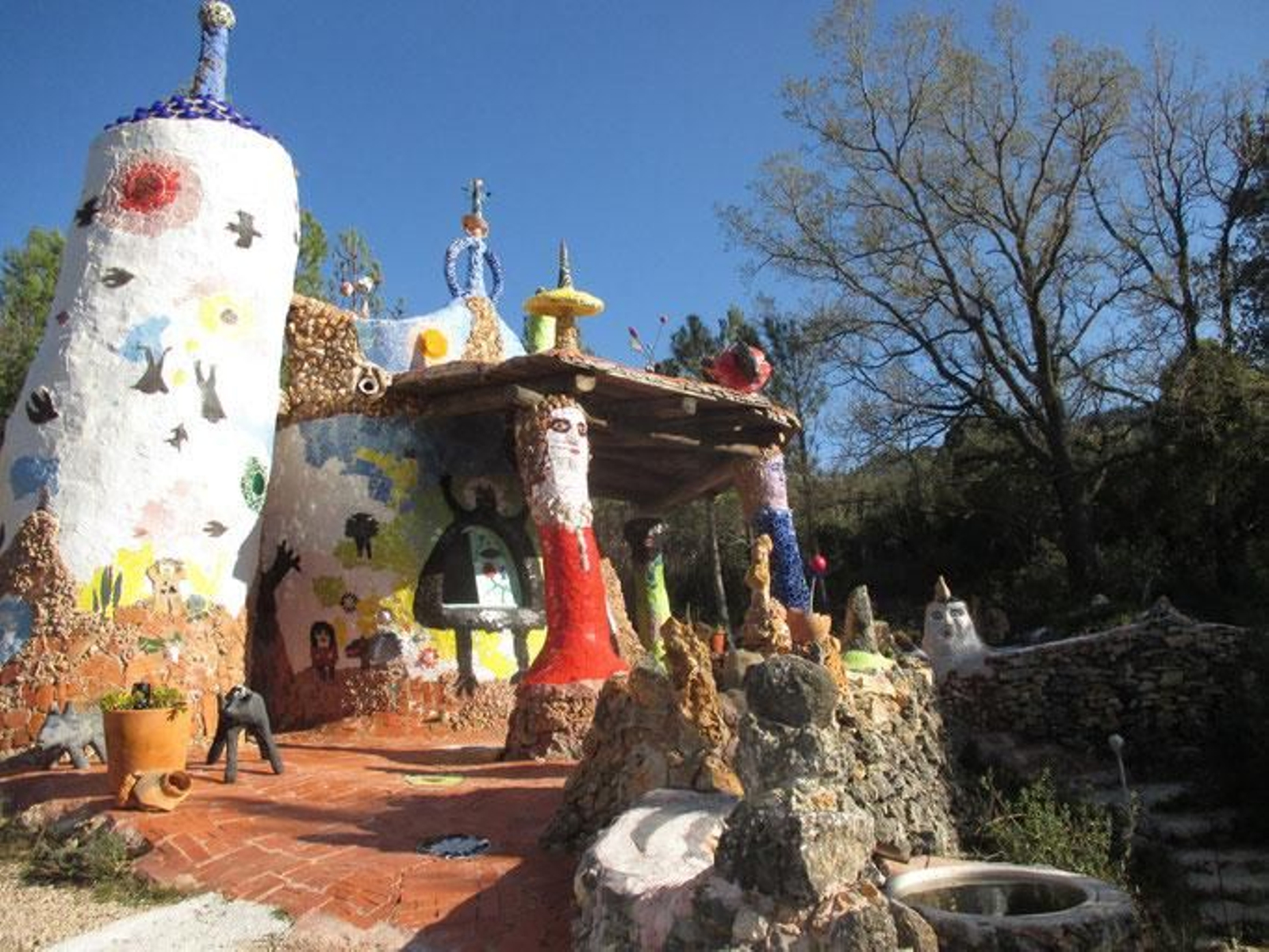 Un dels racons del jardí de Peter