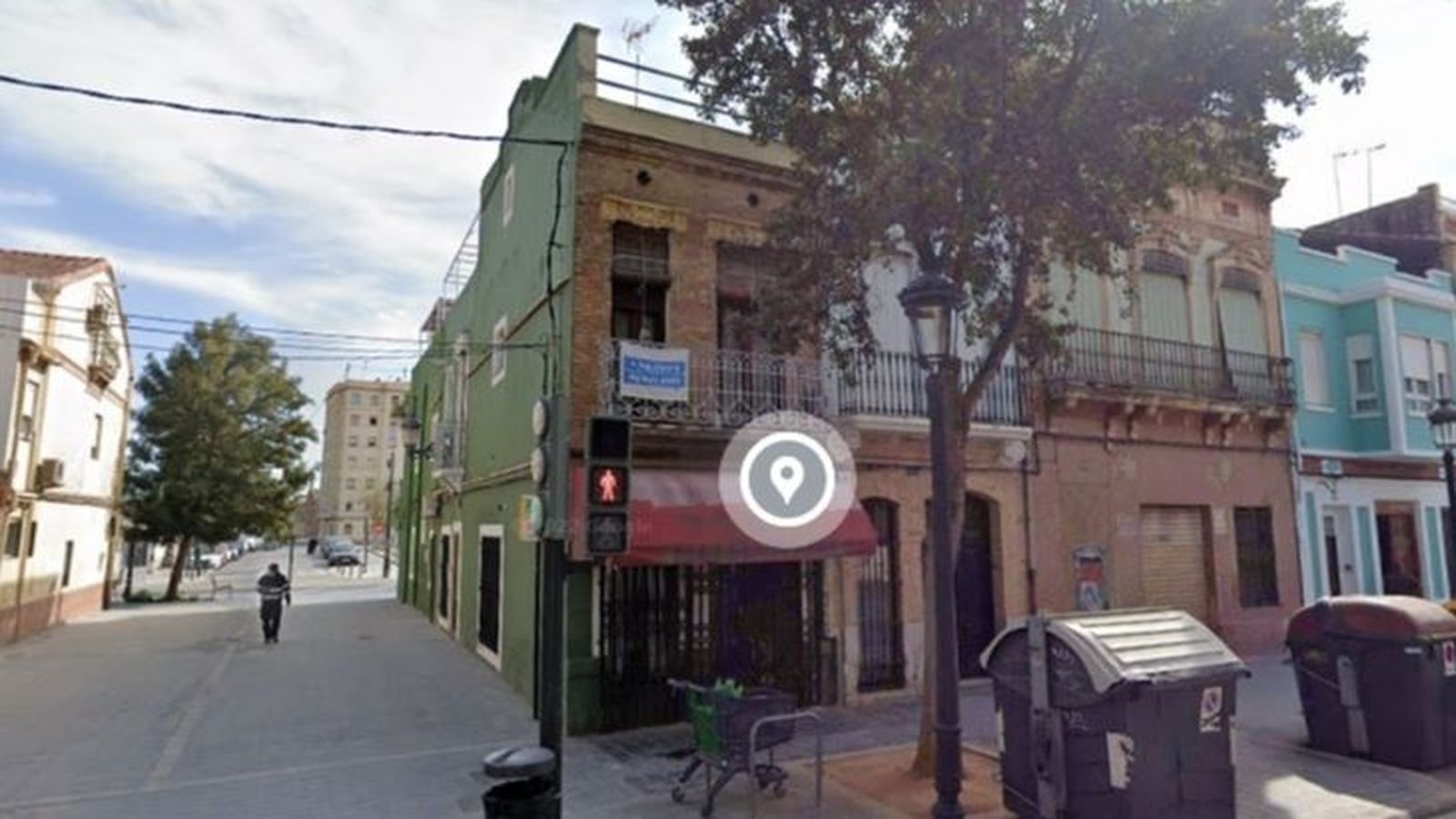 Imatge de l'edifici on s'ha produït l'incendi