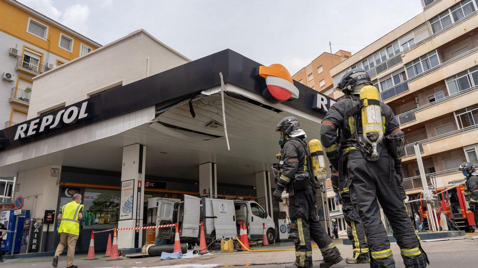 La gasolinera on s'ha produït l'accident