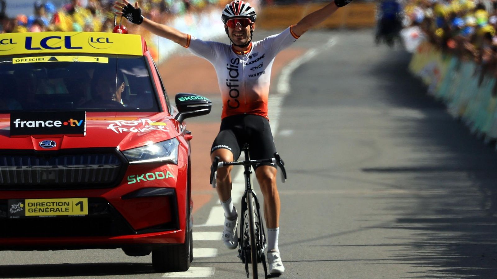 El ciclista del Cofidis, Ion Izaguirre, s'ha imposat en la dotzena etapa del Tour Tour de France 2023 - Stage 12