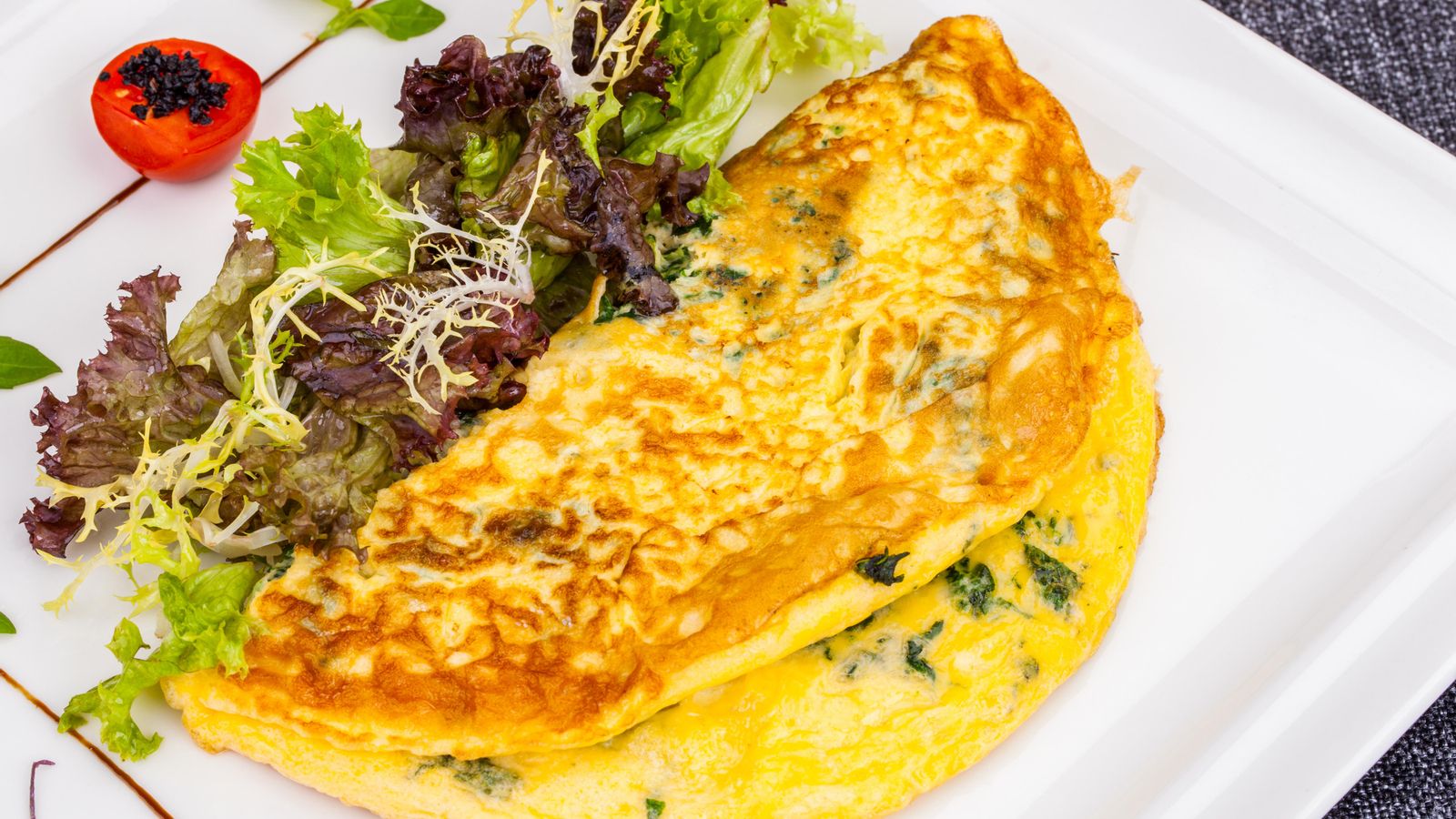 Un senzill plat nutritiu i saludable, truita i verdura