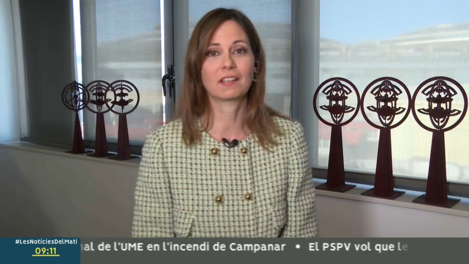 María José Puigcerver, directora de Forinvest, entrevistada en 'Les notícies del matí'