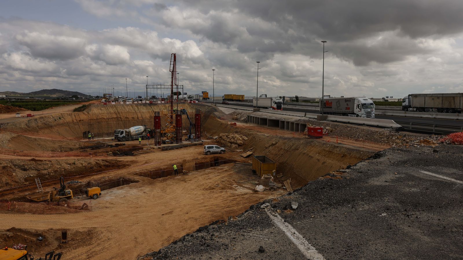 Obres de reconstrucció del barranc de Poio