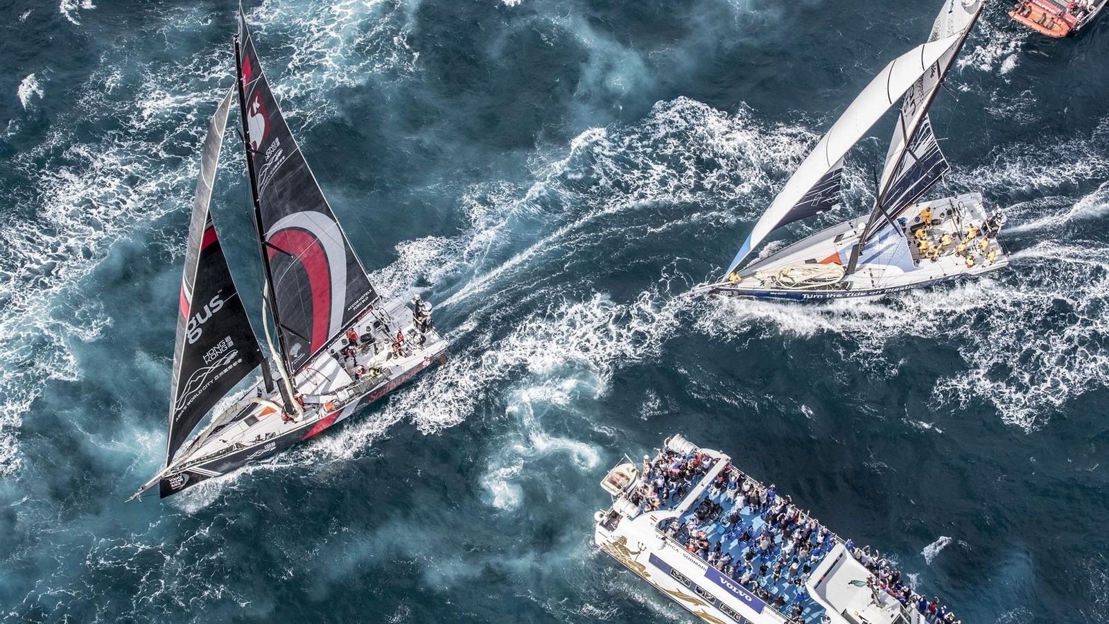 Un moment de la regata The Ocean Race