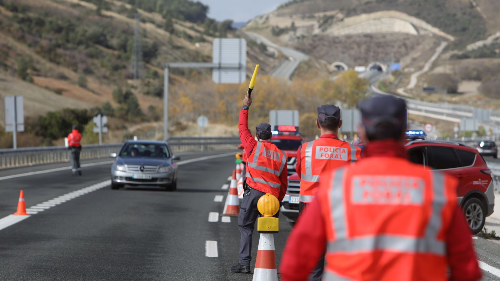 Agents de la Policia Foral de Navarra, en una imatge d'arxiu