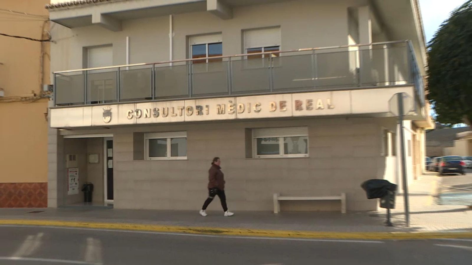 Façana del consultori mèdic de Real, aquest dilluns