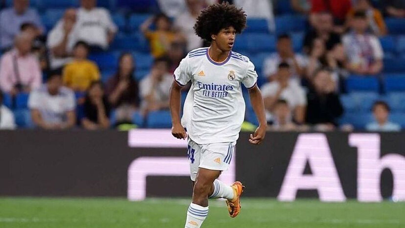 Peter Federico en un partit amb el Reial Madrid Castella