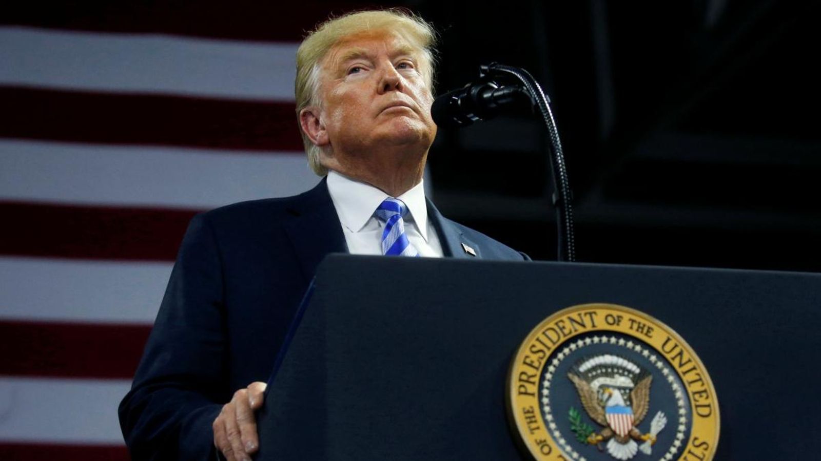 Trump, durant un discurs a Charleston