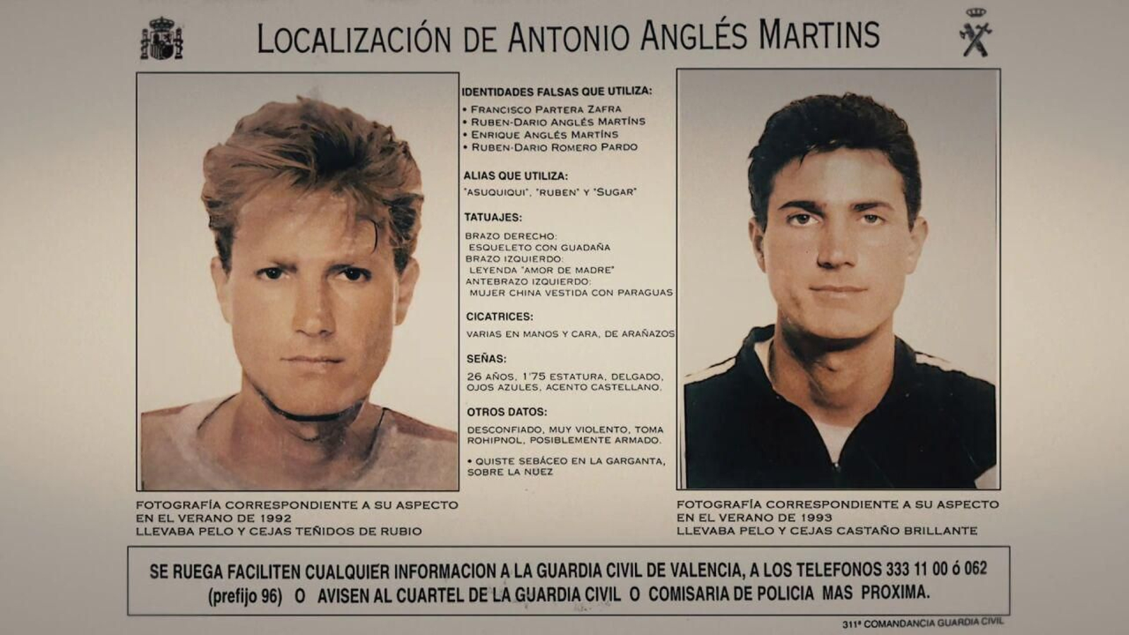 La serie reconstruix la fuga d'Antonio Anglés des de que la policia va localitzar els cossos de les xiquetes d'Alcàsser