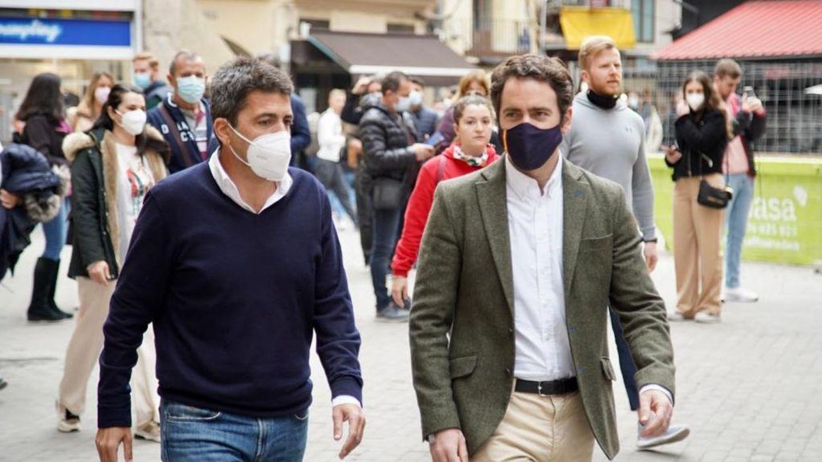 Carlos Mazón i Teodoro García Egea arren a la reunió interparlamentària del PPCV a València