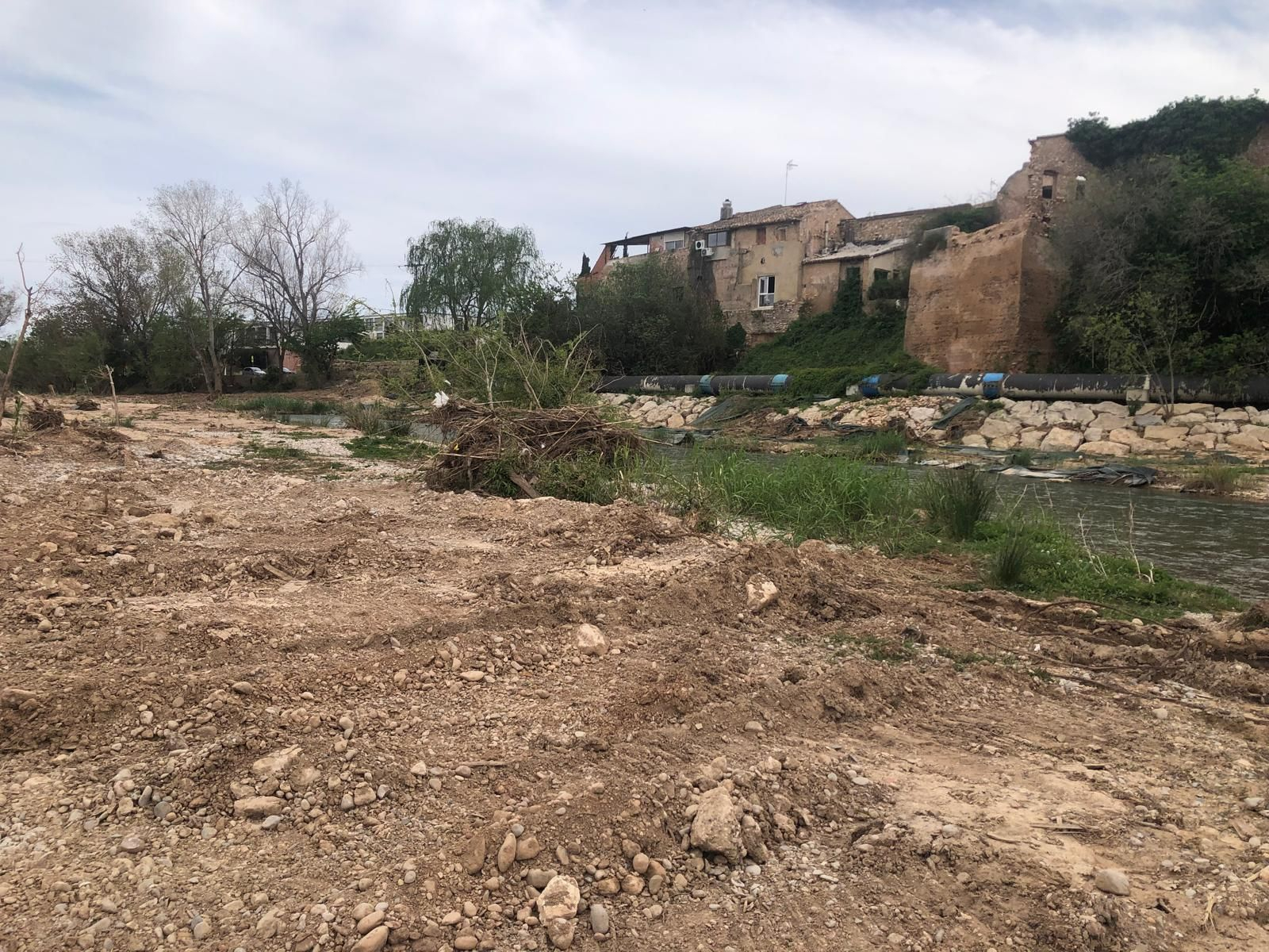 Parc fluvial de Riba-roja de Túria arrasat per la dana