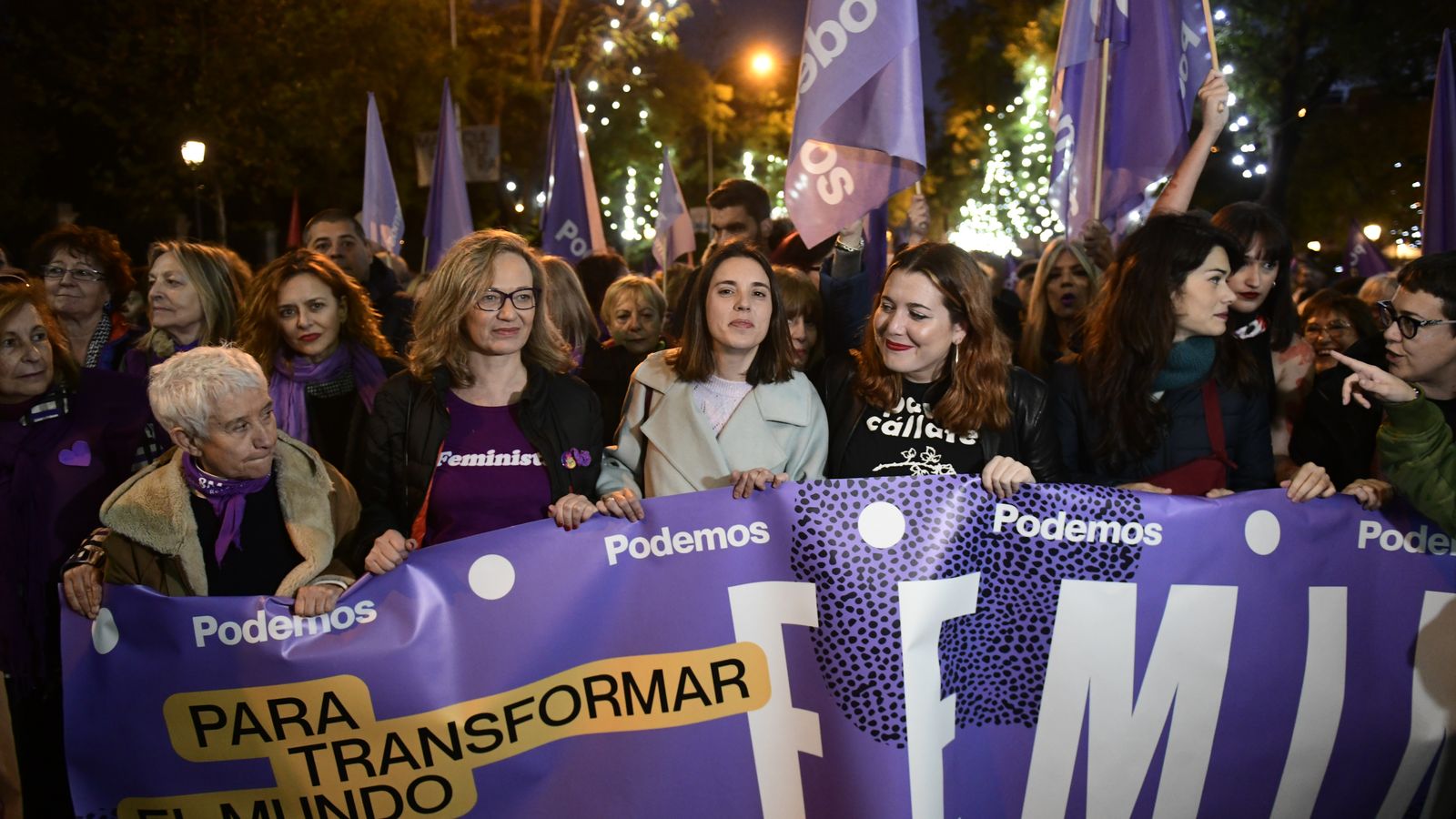 Manifestació convocada por la Comissió 8M a Madrid