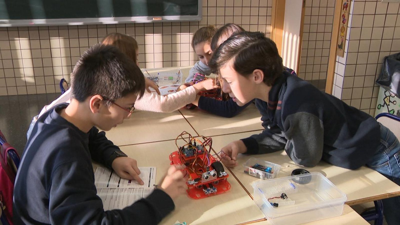 Una classe de primària