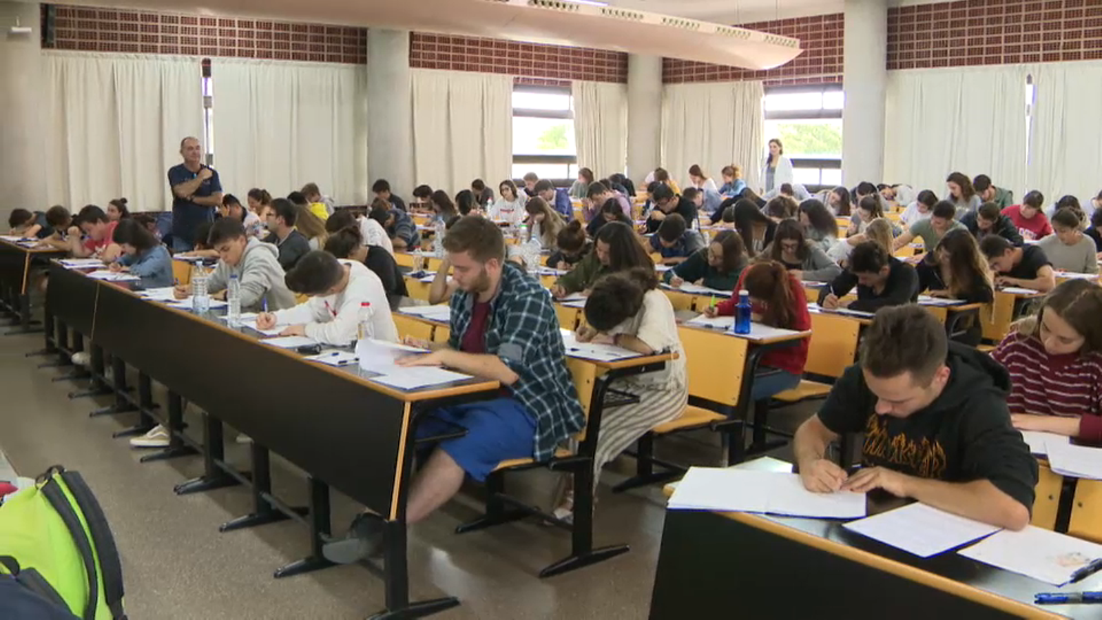 Una aula universitària en una imatge d'arxiu