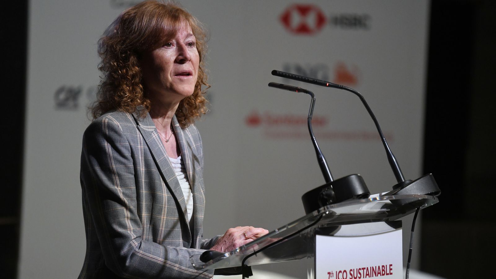 Imatge d’arxiu de la sotsgovernadora del Banc d'Espanya, Margarita Delgado, durant una intervenció