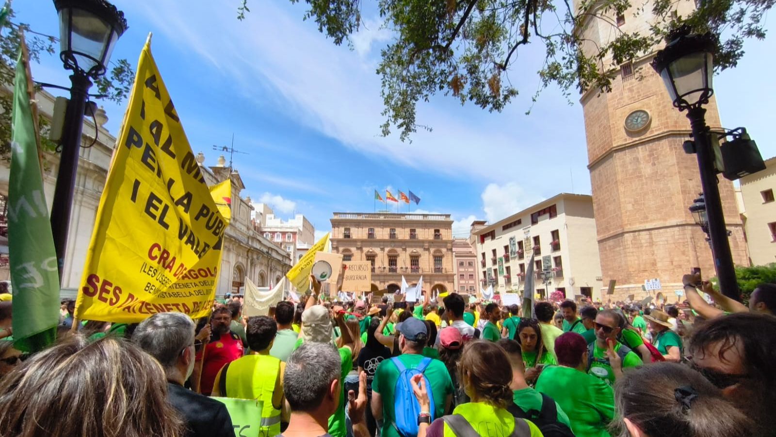 Manifestació de l'ensenyament a Castelló
