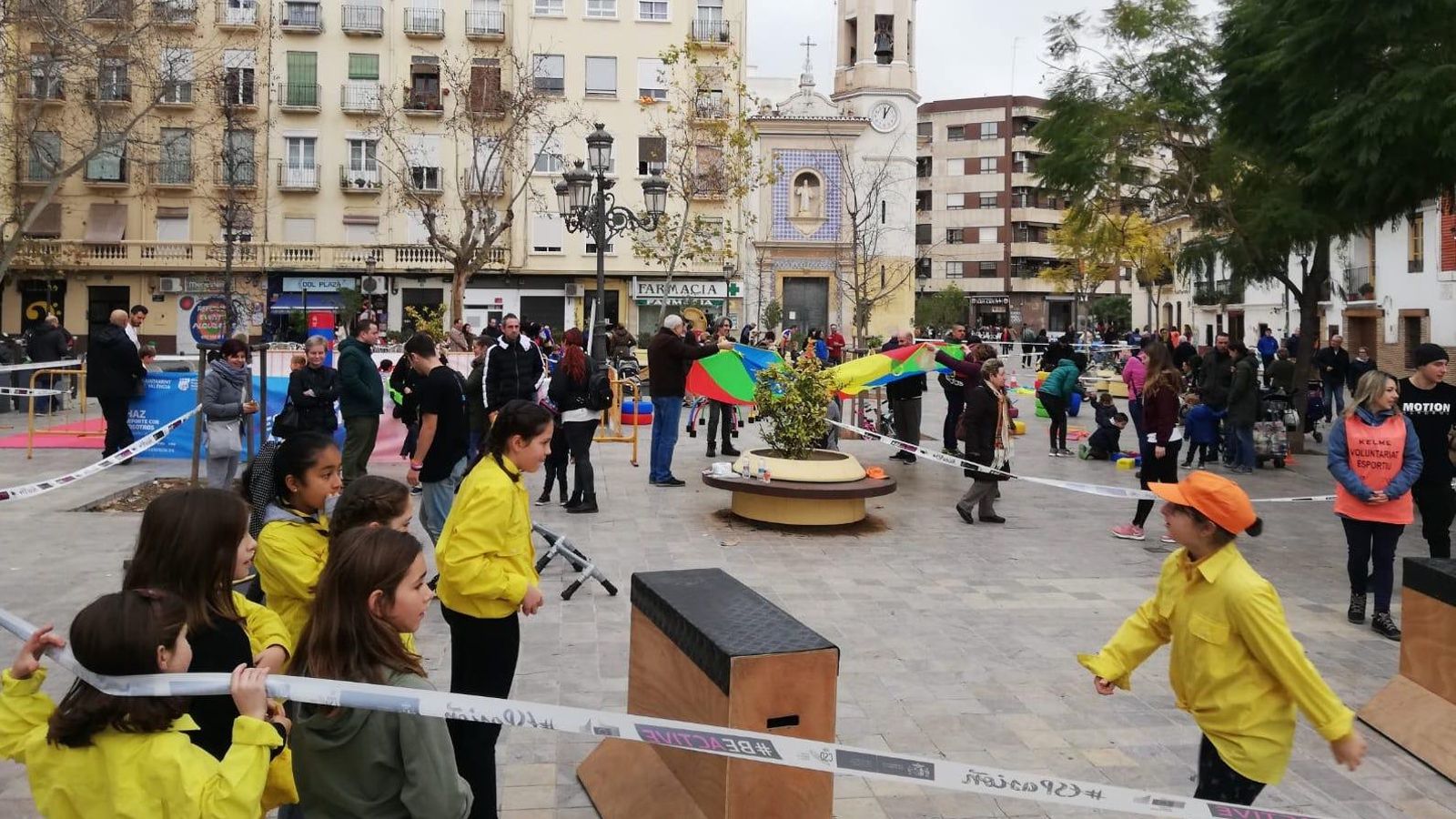 La plaça de Patraix s'ompli d'esports aquest dissabte.