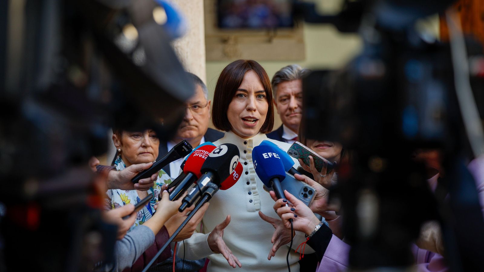 La ministra de Ciència, Diana Morant, en declaracions als mitjans