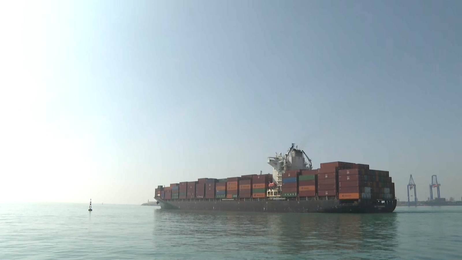 Vaixell carregat de contenidors