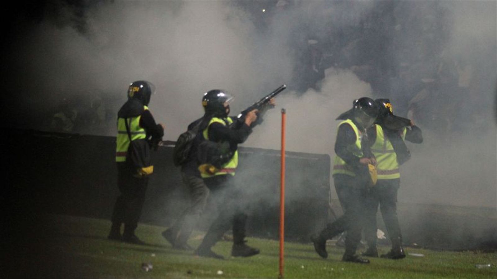 Imatge de l'estampida a Indonèsia