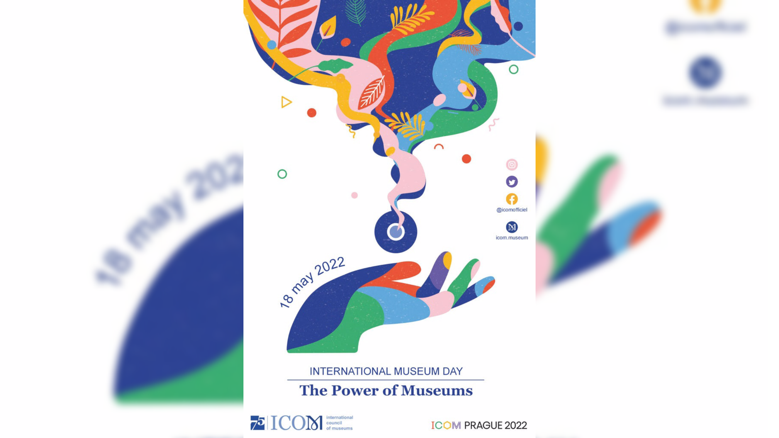 Cartell promocional del Dia Internacional dels Museus de 2022