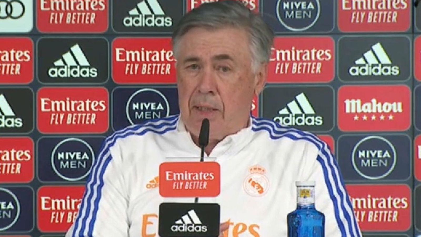 L'entrenador del Reial Madrid, Carlo Ancelotti L'entrenador del Reial Madrid, Carlo Ancelotti