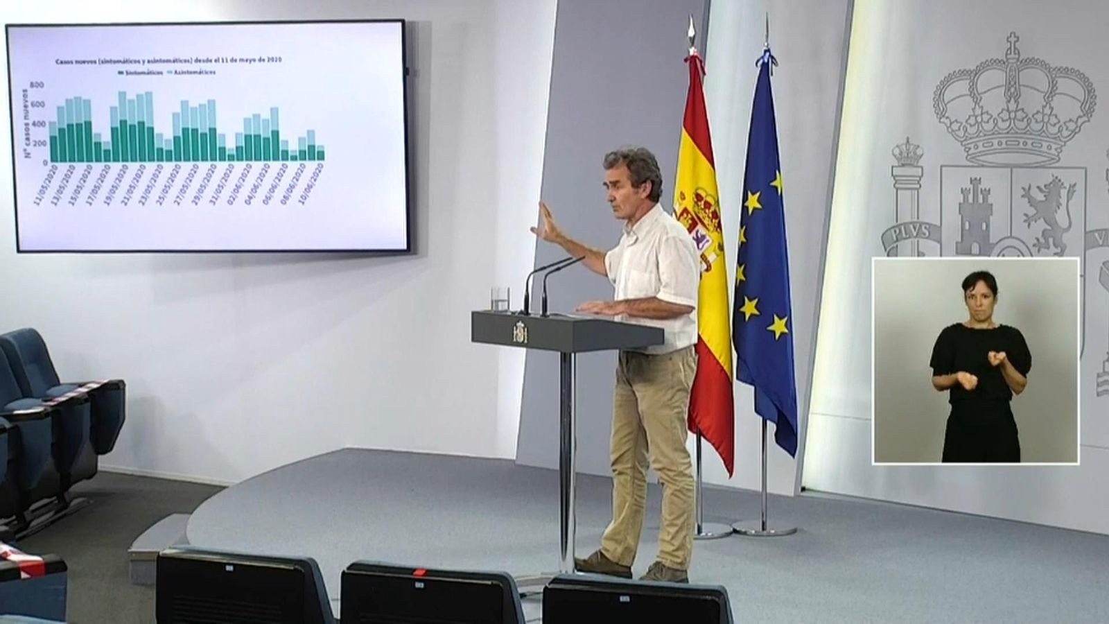 El director del Centre de Coordinació d’Alertes i Emergències Sanitàries (CAES), Fernando Simón