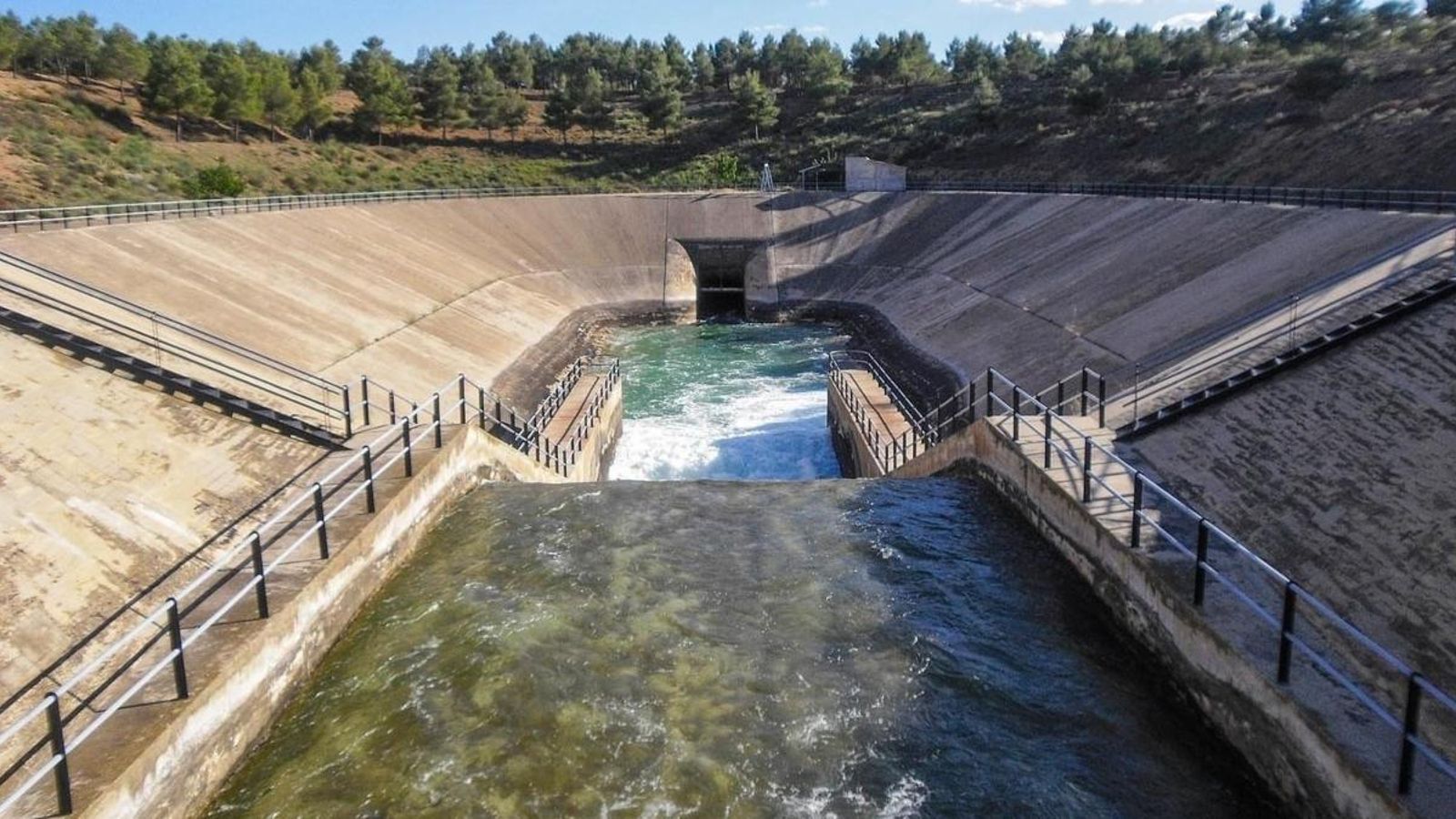 El transvasament Tajo-Segura, en una imatge d’arxiu