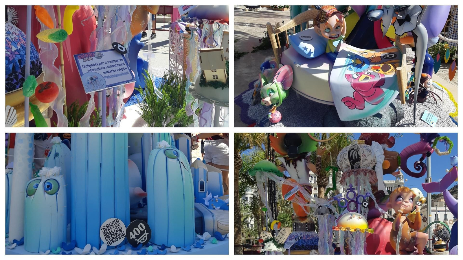 Ninots de les fogueres infantils candidates als premis La Colla a les Fogueres 2024