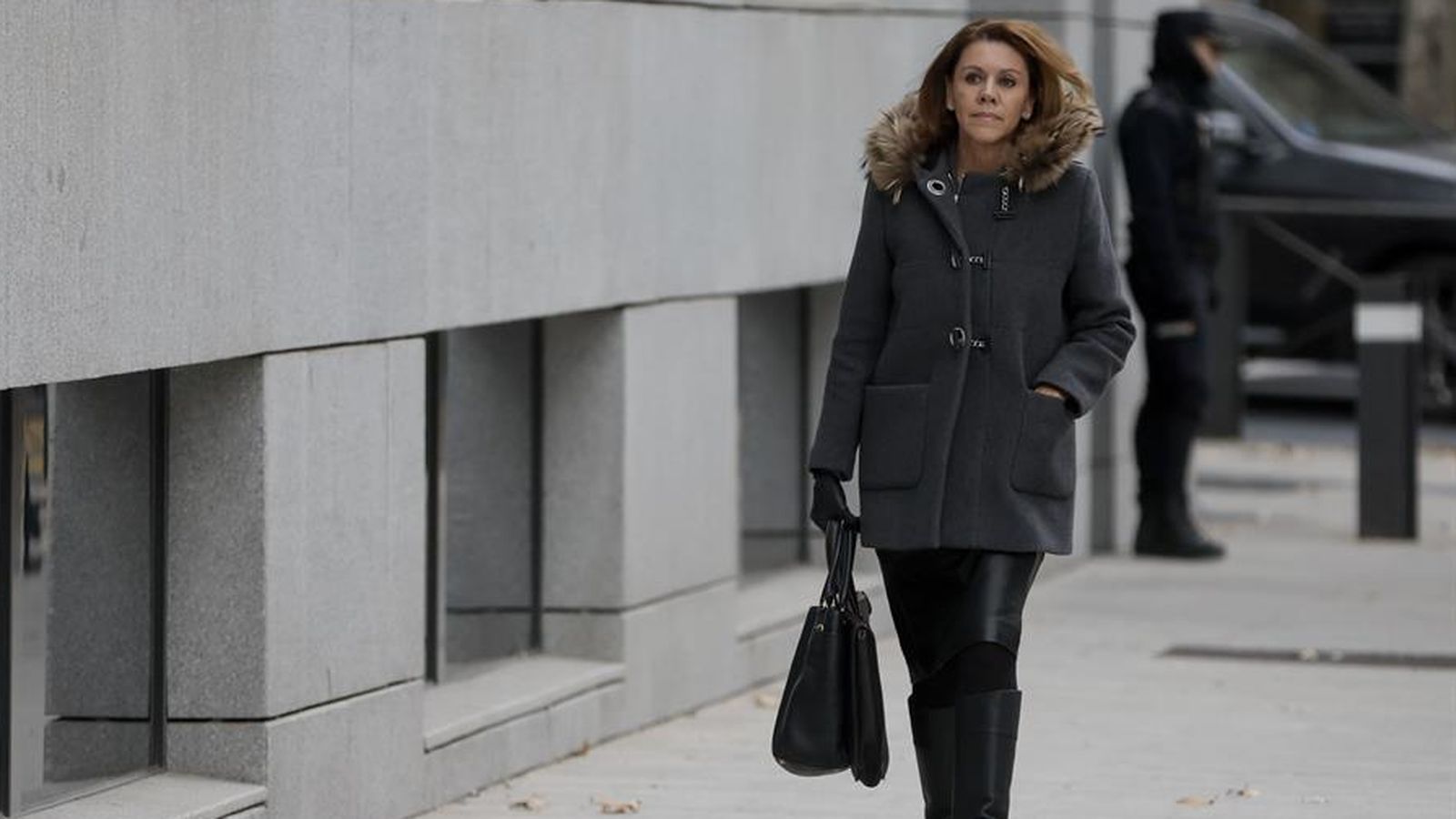 L'exsecretària general del PP, Maria Dolores de Cospedal, arriba a l'Audiència Nacional