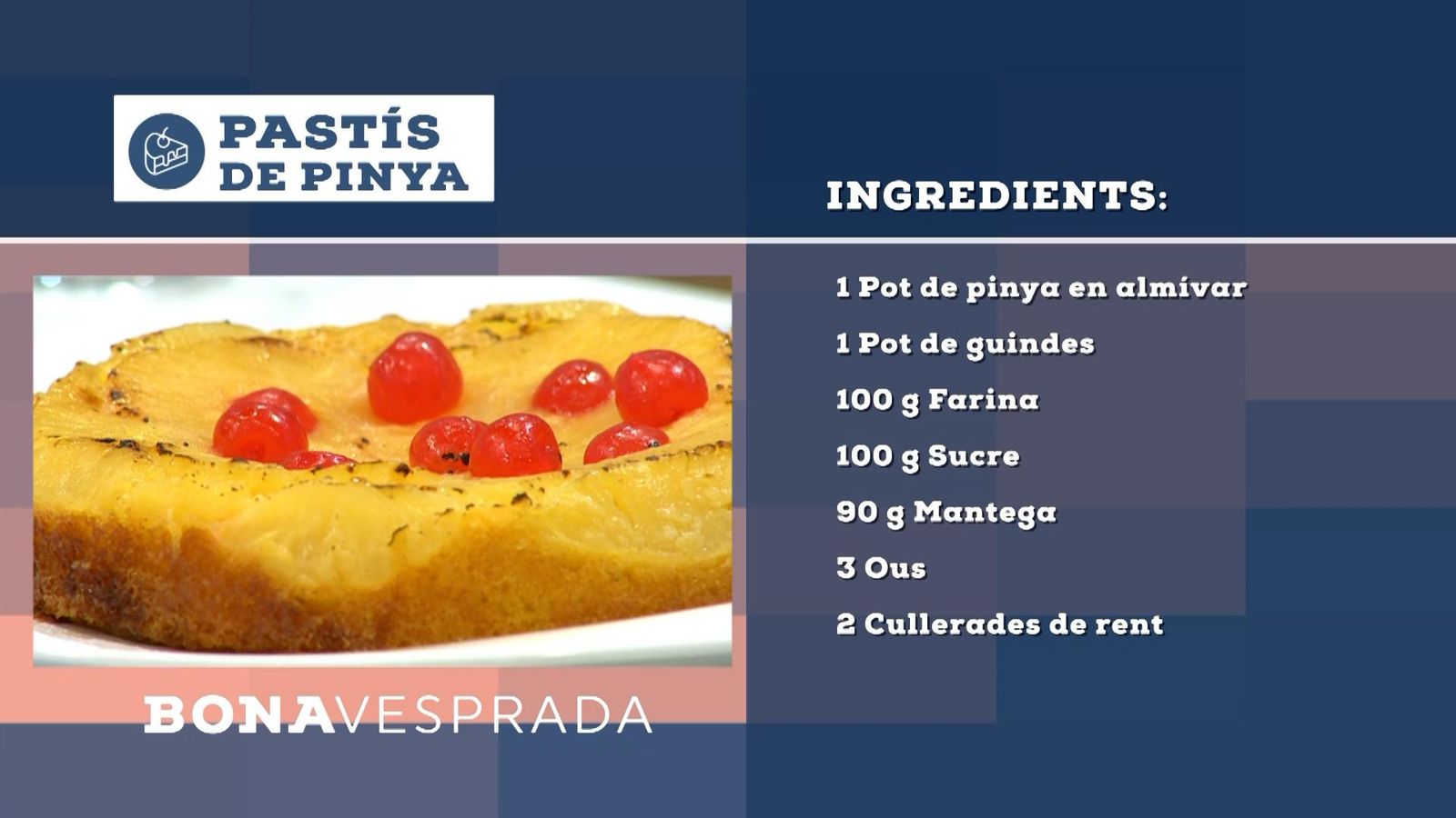 18.02.2022 | Pastís de pinya