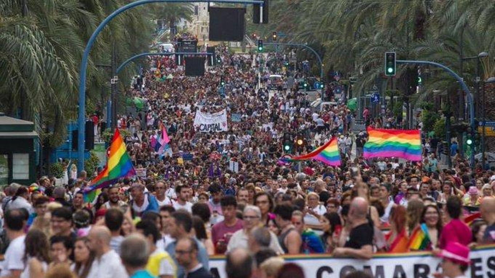 La celebració de l'Orgull d'Alacant en una imatge d'arxiu